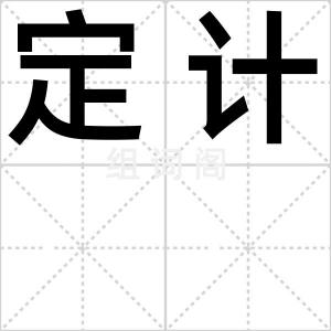 定计