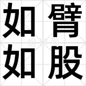 如臂如股