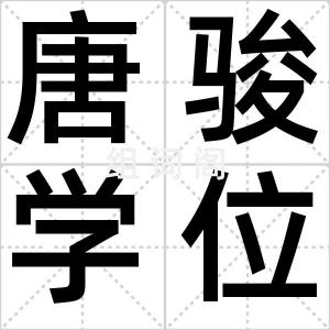 唐骏学位门