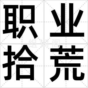 职业拾荒者