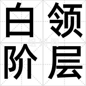 白领阶层