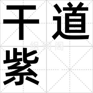 干道紫