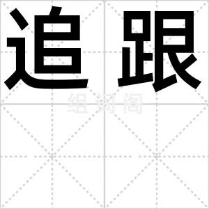 追跟