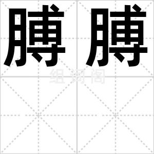 膊膊