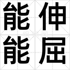 能伸能屈