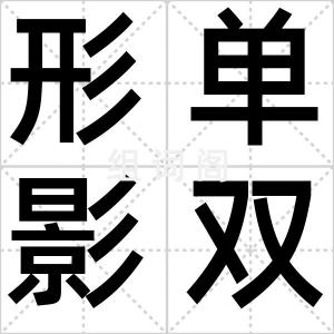 形单影双