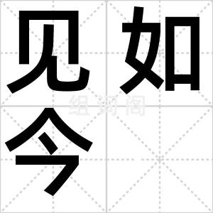 见如今