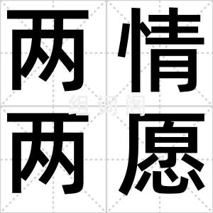 两情两愿