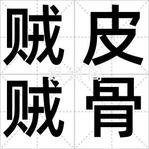 贼皮贼骨