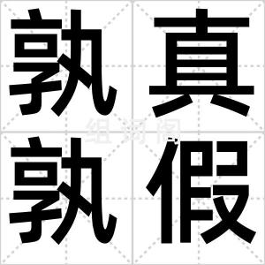 孰真孰假