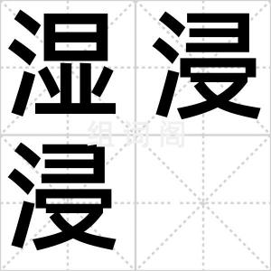 湿浸浸