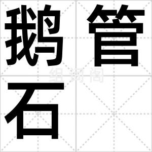 鹅管石