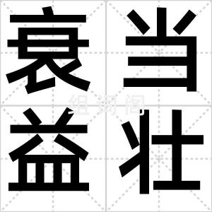 衰当益壮