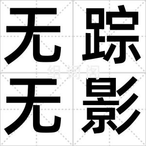 无踪无影