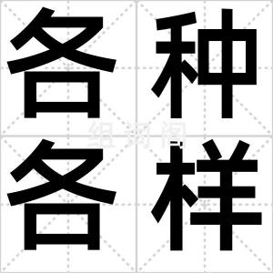 各种各样