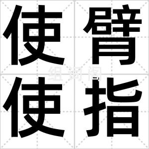 使臂使指