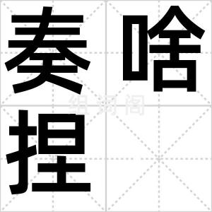 奏啥捏