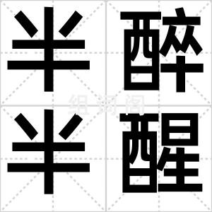 半醉半醒