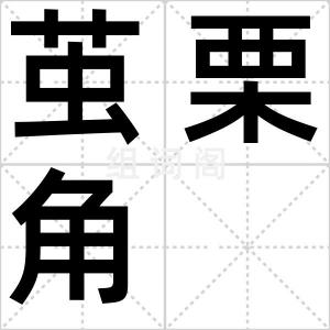 茧栗角