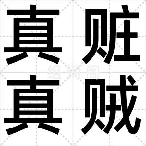 真赃真贼