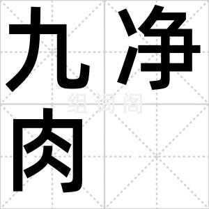 九净肉