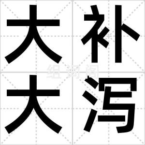大补大泻