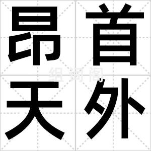 昂首天外