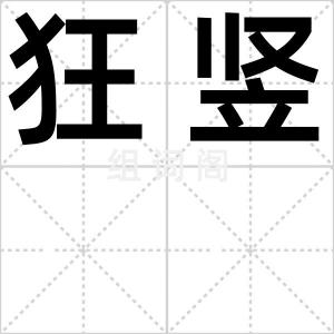 狂竖