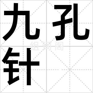 九孔针