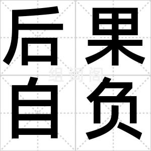 后果自负