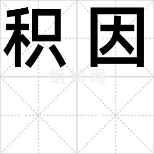 积因