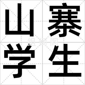 山寨学生证