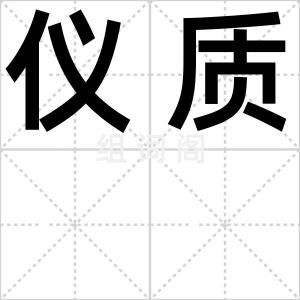 仪质