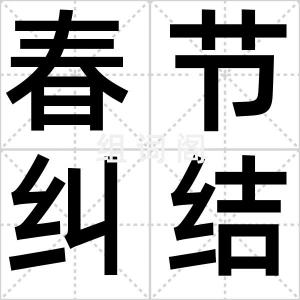 春节纠结族