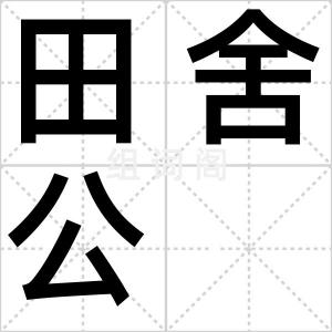田舍公