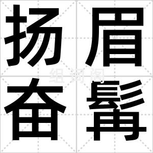 扬眉奋髯
