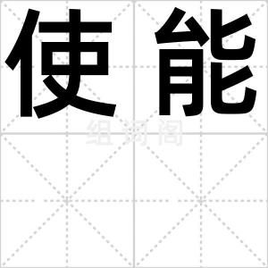 使能