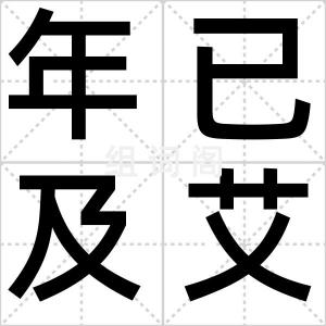 年已及艾