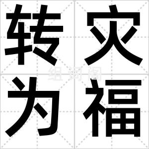 转灾为福