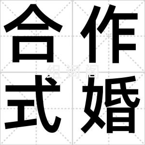 合作式婚姻