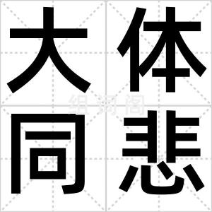 大体同悲