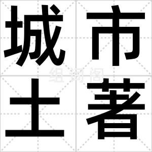 城市土著男