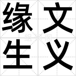 缘文生义