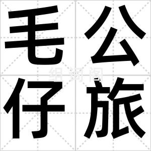 毛公仔旅行