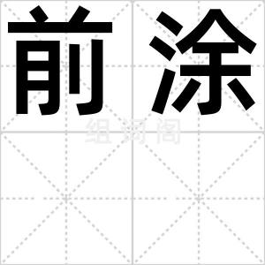 前涂