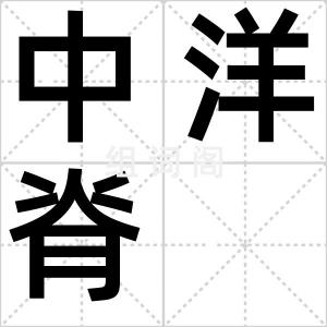 中洋脊