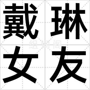 戴琳女友门