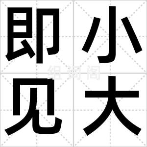即小见大