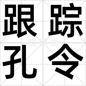 跟踪孔令学