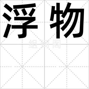 浮物